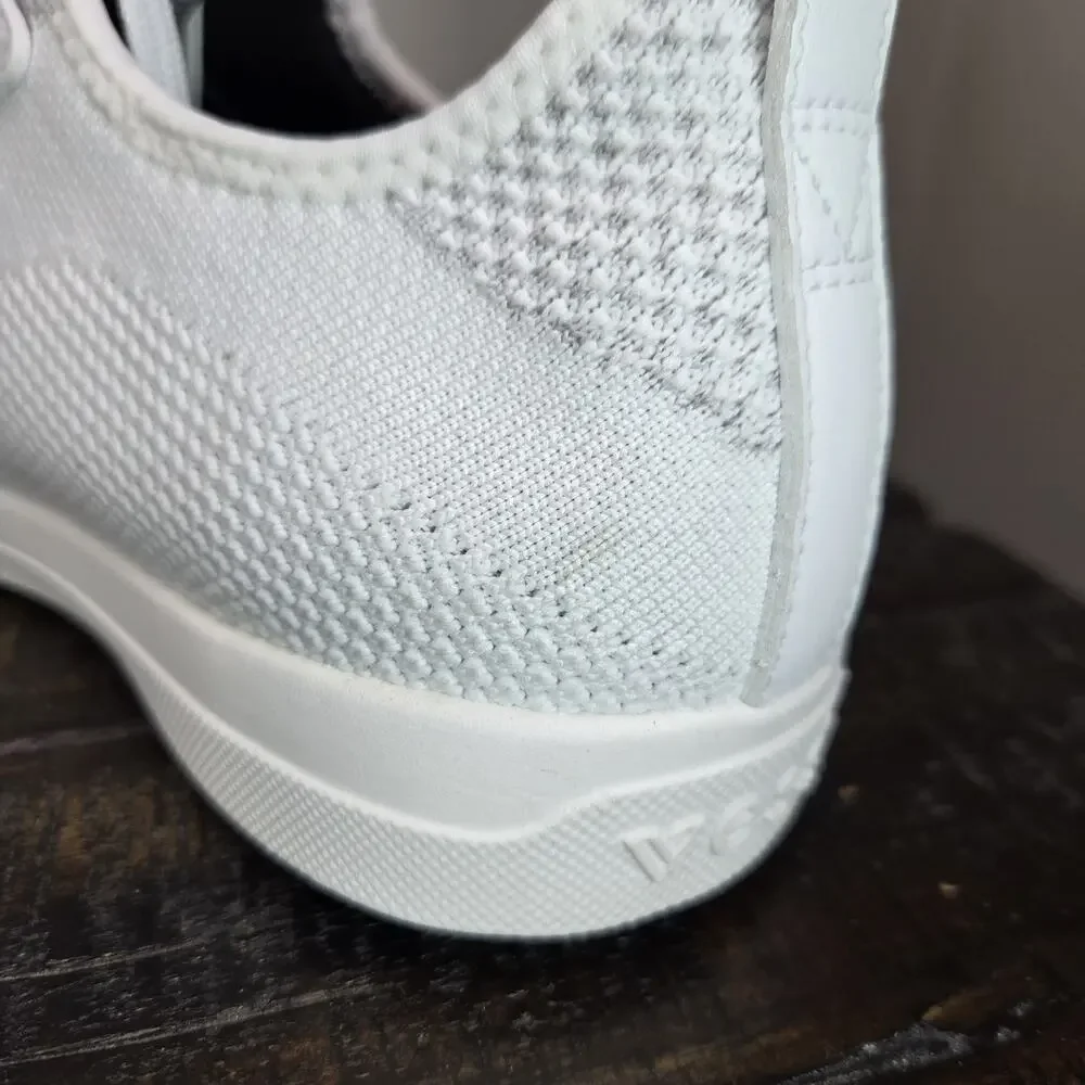 Vessi Weekend 1.5 Sneaker Womens Size 9 Waterproof Shoes Marble White
